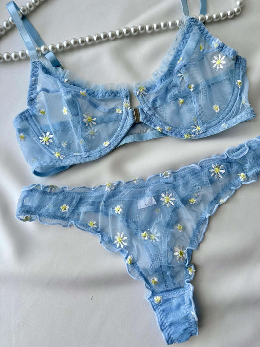 set de 2 piezas azul 