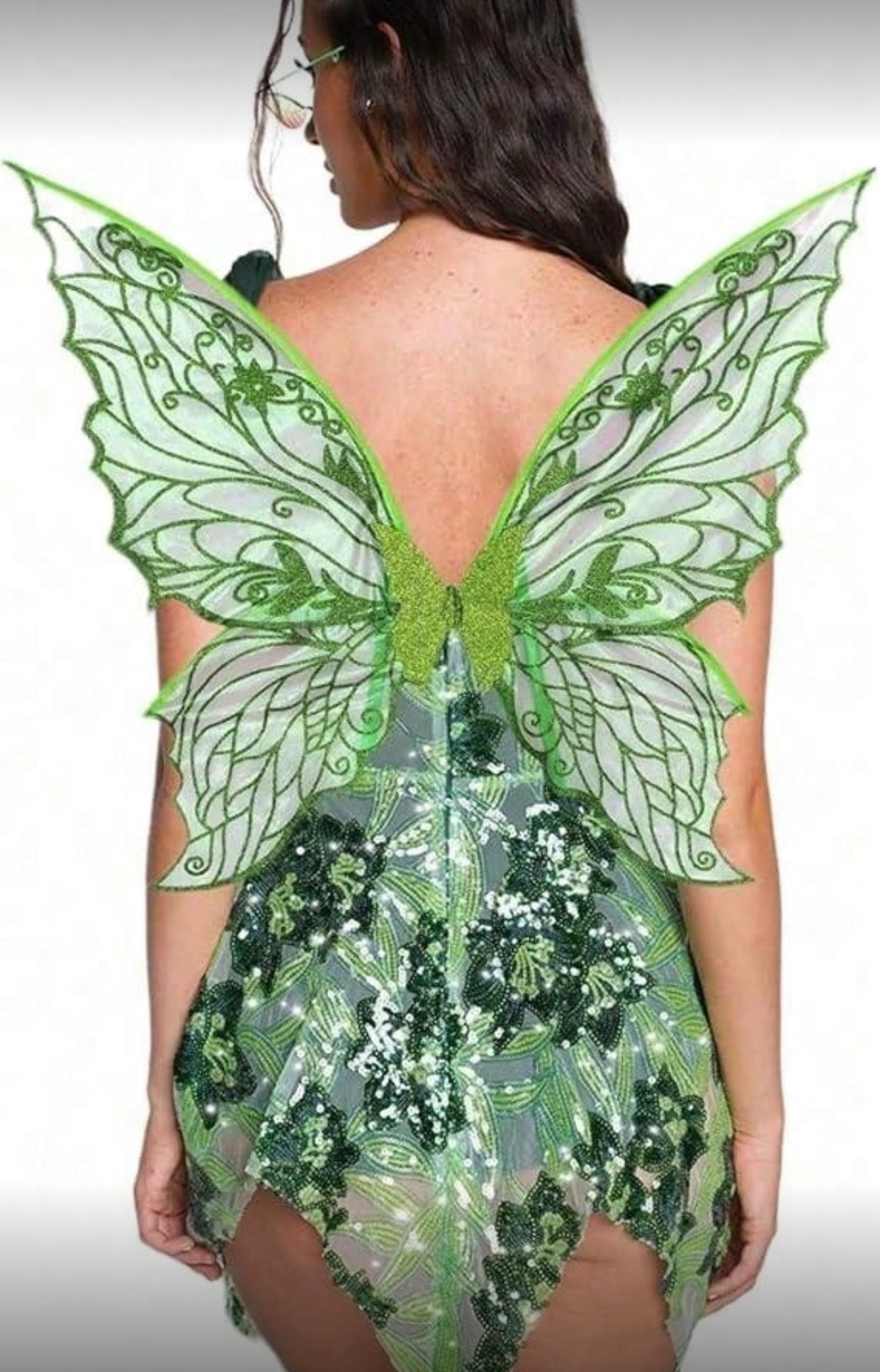 alas de haga color verde